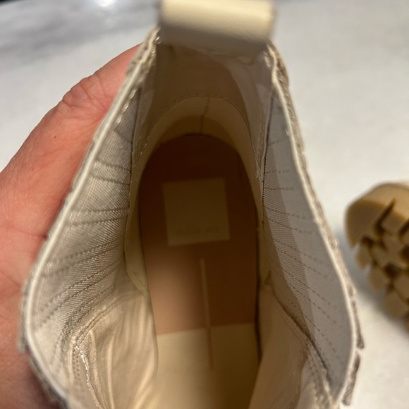 Dolce Vita Castor H2O Ivory Leather Boot 8 - Picture 7 of 9